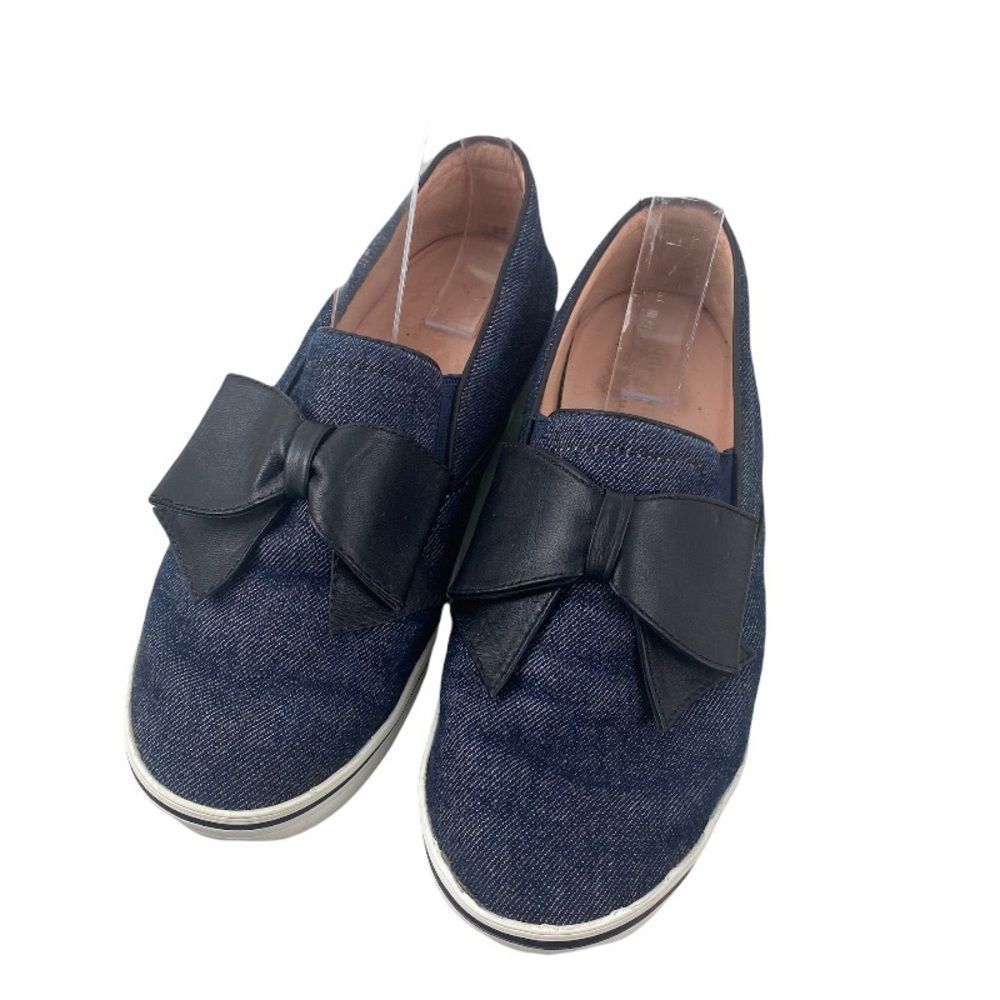 Kate Spade Delise Slip On Bow‎ Tie Sneakers Sz 8.5